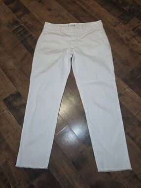 Frank & Eileen Wicklow [Size 2] Italian Cotton Chino White Lux Preppy